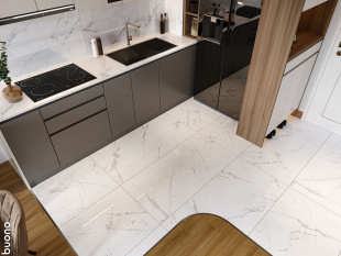 Керамогранит Buono Ceramica Marble Statuario Alba Glossy арт. M4400P (60x120) полированный